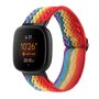 Fitbit Versa 3/4 &amp; Sense 1/2 Nylon-Laufband - Multicolour (Regenbogen)