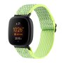 Fitbit Versa 3/4 &amp; Sense 1/2 Nylon Laufband - Neongelb