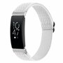 FitBit Inspire 2 Elastisches Solo-Schleifen-Nylonband - Wei&szlig;