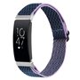 FitBit Inspire 2 Elastisches Solo-Schleifen-Nylonband - Dunkelblau mit Lila