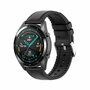 Leder + Silikonband - Schwarz - Samsung Galaxy Watch 6 - 40mm &amp; 44mm