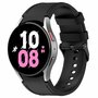 Leder + Silikonband - Small - Schwarz - Samsung Galaxy Watch 6 - 40mm &amp; 44mm