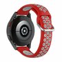 Silikon-Sportband mit Schnalle - Rot + Grau - Samsung Galaxy Watch 6 - 40mm &amp; 44mm