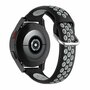 Silikon-Sportband mit Schnalle - Schwarz + Grau - Samsung Galaxy Watch 6 - 40mm &amp; 44mm