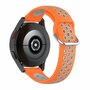 Silikon-Sportband mit Schnalle - Orange + Grau - Samsung Galaxy Watch 6 - 40mm &amp; 44mm