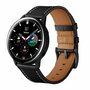 Lederarmband - Schwarz - Samsung Galaxy Watch 6 - 40mm & 44mm Lederarmband - Schwarz - Samsung Galaxy Watch 6 - 40mm & 44mm