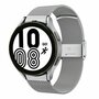 Milanaise-Armband mit Schlie&szlig;e - Silber - Samsung Galaxy Watch 6 - 40mm &amp; 44mm