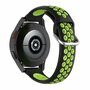 Garmin Vivoactive 5 / Vivoactive 3 - Silikon-Sportband mit Schnalle - Schwarz + Gr&uuml;n