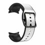2 in 1 Silikon/Lederband - Grau - Samsung Galaxy Watch 6 - 40mm &amp; 44mm