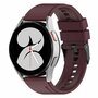 Silikonband mit Schnalle - Bordeaux - Samsung Galaxy Watch 6 Classic - 47mm &amp; 43mm