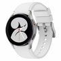 Silikon-Sportband - Wei&szlig; - Samsung Galaxy Watch 6 Classic - 47mm &amp; 43mm