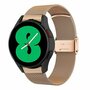Milanaise-Armband mit Schließe - Champagner Gold - Samsung Galaxy Watch 6 Classic - 47mm & 43mm Milanaise-Armband mit Schließe - Champagner Gold - Samsung Galaxy Watch 6 Classic - 47mm & 43mm
