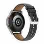 Luxuriöses Lederarmband - Schwarz - Samsung Galaxy Watch 6 Classic - 47mm & 43mm Luxuriöses Lederarmband - Schwarz - Samsung Galaxy Watch 6 Classic - 47mm & 43mm
