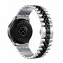 Stahlband - Silber/Schwarz - Samsung Galaxy Watch 6 Classic - 47mm & 43mm Stahlband - Silber/Schwarz - Samsung Galaxy Watch 6 Classic - 47mm & 43mm