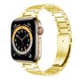 Stahlgliederarmband - Gold - Geeignet f&uuml;r Apple Watch 42mm / 44mm / 45mm / 49mm