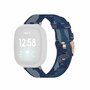 Fitbit Versa 3/4 &amp; Sense 1/2 Segeltuchband - Blau