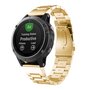 Stahlgliederarmband - Gold - Garmin Fenix 7X / 6X / 5X