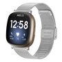 Fitbit Versa 3/4 &amp; Sense 1/2 - Milanaiseband mit Verschluss - Silber