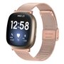 Fitbit Versa 3/4 &amp; Sense 1/2 - Milanaiseband mit Verschluss - Champagner Gold