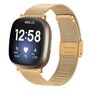 Fitbit Versa 3/4 &amp; Sense 1/2 - Milanaise Band mit Verschluss - Gold