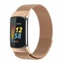 Milanaise-Armband - Champagner-Gold - Geeignet f&uuml;r FitBit Charge 5 &amp; 6