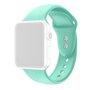Silikon-Sportband - Mintgrün - Doppeldruckknopf-Verschluss - Passend für Apple Watch 38mm / 40mm / 41mm / 42mm Silikon-Sportband - Mintgrün - Doppeldruckknopf-Verschluss - Passend für Apple Watch 38mm / 40mm / 41mm / 42mm