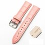 Garmin Forerunner 55 / 245 / 645 - Crocodile Lederband - Rosa Garmin Forerunner 55 / 245 / 645 - Crocodile Lederband - Rosa