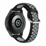 Garmin Forerunner 55 / 245 / 645 - Silikon-Sportarmband mit Schnalle - Schwarz + Grau Garmin Forerunner 55 / 245 / 645 - Silikon-Sportarmband mit Schnalle - Schwarz + Grau