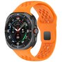 Silikon-Sportband Holes Style - Orange - Samsung Galaxy Watch Ultra 47mm