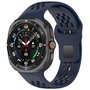 Silikon-Sportband Holes Style - Dunkelblau - Samsung Galaxy Watch Ultra 47mm Silikon-Sportband Holes Style - Dunkelblau - Samsung Galaxy Watch Ultra 47mm