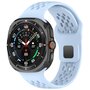 Silikon-Sportband Holes Style - Hellblau - Samsung Galaxy Watch Ultra 47mm Silikon-Sportband Holes Style - Hellblau - Samsung Galaxy Watch Ultra 47mm