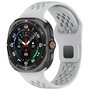 Silikon-Sportband Holes Style - Hellgrau - Samsung Galaxy Watch Ultra 47mm Silikon-Sportband Holes Style - Hellgrau - Samsung Galaxy Watch Ultra 47mm