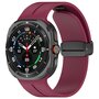 D-Buckle-Sportarmband - Weinrot - Samsung Galaxy Watch Ultra 47mm D-Buckle-Sportarmband - Weinrot - Samsung Galaxy Watch Ultra 47mm