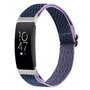 FitBit Inspire 2 &amp; Ace 3 Elastisches Solo-Schleifen-Nylonband - Dunkelblau mit Lila