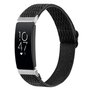 FitBit Inspire 2 &amp; Ace 3 Elastisches Solo-Schleifen-Nylonband - Schwarz