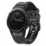 Leder + Silikonarmband - Dunkelgrau - Garmin Forerunner 745 / 935 / 945 / 955 / 965 Leder + Silikonarmband - Dunkelgrau - Garmin Forerunner 745 / 935 / 945 / 955 / 965