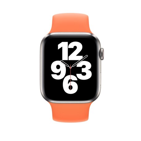 Solo Loop Link series Armband - Größe: L - Orange - Geeignet für Apple Watch 38mm / 40mm / 41mm