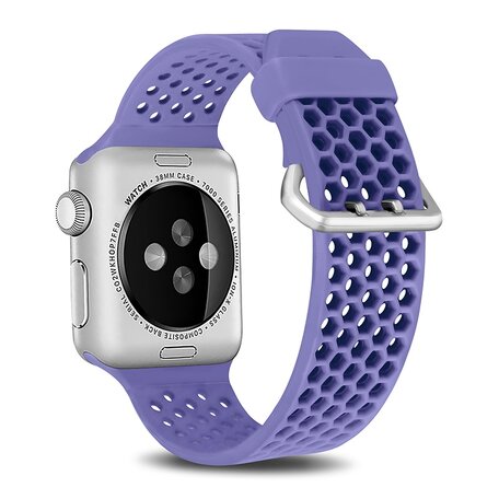 Armband mit Löchern - Lavendel - Geeignet für Apple Watch 38mm / 40mm / 41mm