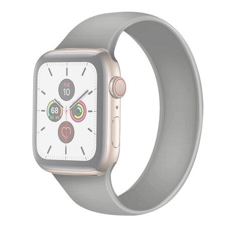 Solo Loop Link series Armband - Größe: S - Grau - Geeignet für Apple Watch 38mm / 40mm / 41mm