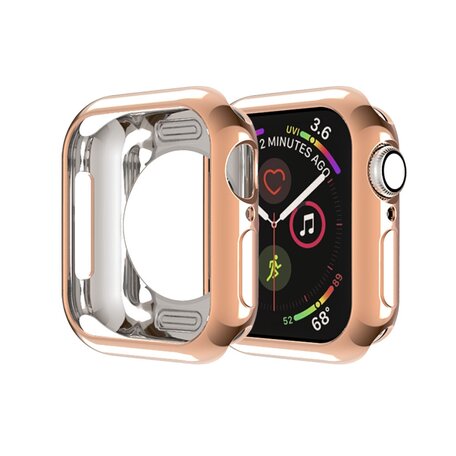 Silikongehäuse 38mm - Roségold - Geeignet für Apple Watch 38mm