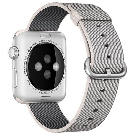 Nylonband - Grau - Geeignet für Apple Watch 38mm / 40mm / 41mm