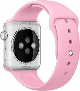 Gummi-Sportband - Rosa - Geeignet für Apple Watch 38mm / 40mm / 41mm