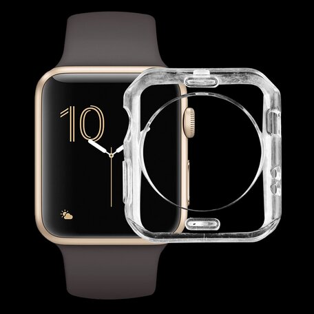 Silikonhülle 38mm - Transparent - Geeignet für Apple Watch 38mm