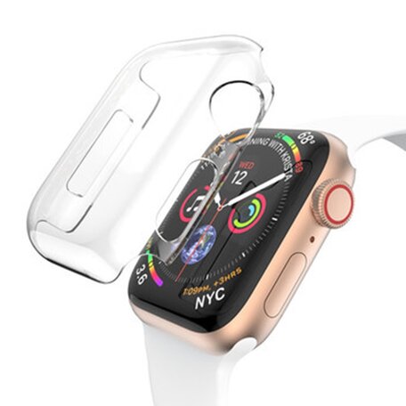 Hartschalengehäuse 44mm (vollständig geschützt) - Transparent - Geeignet für Apple Watch 44mm