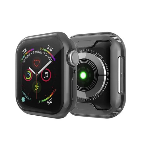 Silikonhülle (vollständig geschützt) 44mm - Schwarz - Geeignet für Apple Watch 44mm