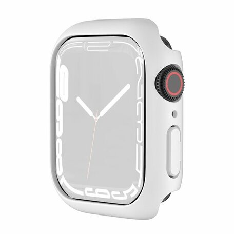 Apple Watch 45mm Hartschalengehäuse (offene Vorderseite) - Weiß - Geeignet für Apple Watch 45mm