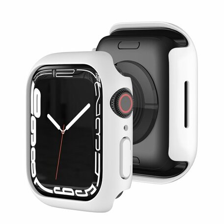 Apple Watch 45mm Hartschalengehäuse (offene Vorderseite) - Weiß - Geeignet für Apple Watch 45mm