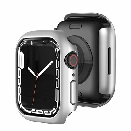 Apple Watch 45mm Hartschalengehäuse (offene Vorderseite) - Silber - Geeignet für Apple Watch 45mm