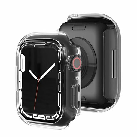 Apple Watch 45mm Hartschalengehäuse (offene Vorderseite) - Transparent - Geeignet für Apple Watch 45mm