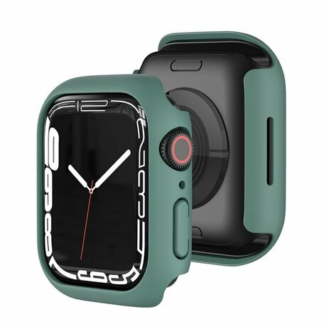 Apple Watch 45mm Hartschalengehäuse (offene Vorderseite) - Grün - Geeignet für Apple Watch 45mm